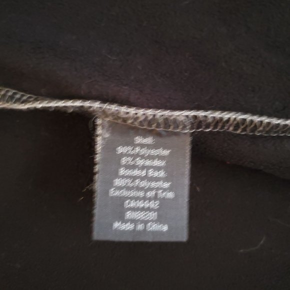 Mondetta Womens Full Zip Front Fleece Lined Plaid Trench Rain Coat Jacket Medium - Picture 14 of 15